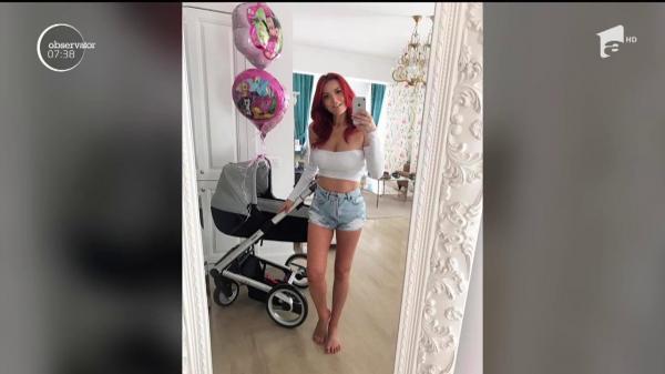 Elena Gheorge face senzaţie pe internet: La zece zile după ce a născut, vedeta a uimit o lume întreagă cu silueta ei