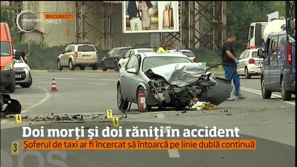 DOI MORŢI şi doi răniţi! Este bilanţul unui ACCIDENT teribil produs în Capitală!