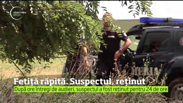 Ana Maria, fetiţa din Galaţi dată dispărută de două zile, a fost SECHESTRATĂ şi AMENINŢATĂ cu cuţitul de către un consătean de 42 de ani!