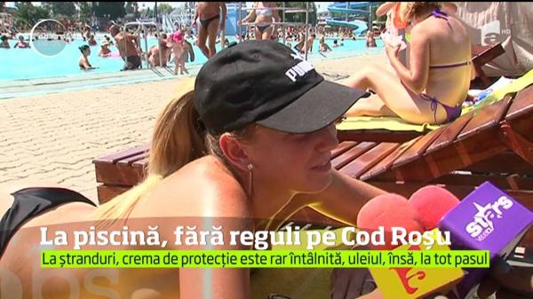 Românii se refugiază din fața caniculei la piscine sau ștranduri. Dar se expun altor pericole