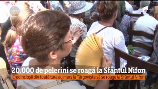 Credincioșii din toată țara au mers la Târgoviște să se roage la Sfântul Nifon