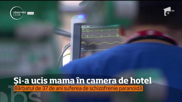 CRIMĂ GROAZNICĂ într-un hotel din Vatra Dornei. O femeie a fost ucisă chiar de propriul copil, bolnav psihic
