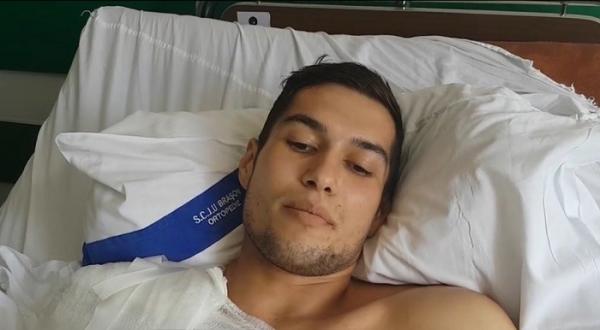 Mărturii de pe patul de spital. Poliţistul lovit de colegii săi de la Rutieră vorbeşte despre teribilul accident