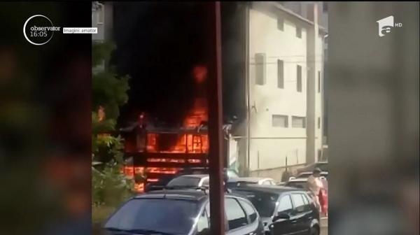 Un bărbat a MURIT într-un incendiu izbucnit la câţiva metri de o benzinărie!