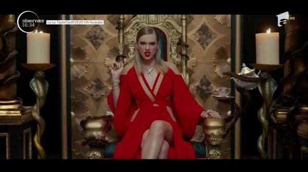 Noul videoclip al artistei americane Taylor Swift doboară recordul la categoria vizualizări!