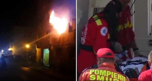 Ipoteză şocantă în cazul incendiului dintr-un bloc din Constanţa! Mama ar fi aprins focul intenţionat, după ce şi-ar fi înjunghiat copila cea mică