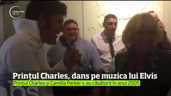 Imagini extrem de rare! Prinţul Charles, dans cu soţia sa pe muzica lui Elvis Presley
