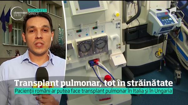 Transplantul de plămâni, tot în străinătate. Pacienţii români ar putea fi operaţi în Ungaria şi Italia