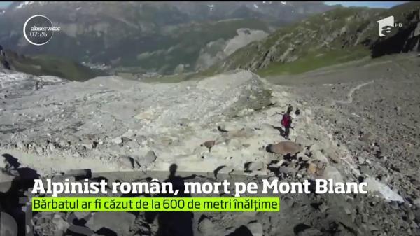 Alpinist român, MORT pe Mont Blanc. Bărbatul ar fi căzut de la 600 de metri înălțime!