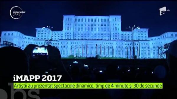 iMapp Bucharest. Echipe de artişti din 6 ţări s-au întrecut la unul dintre cele mai mari spectacole multimedia de 3D video mapping din lume