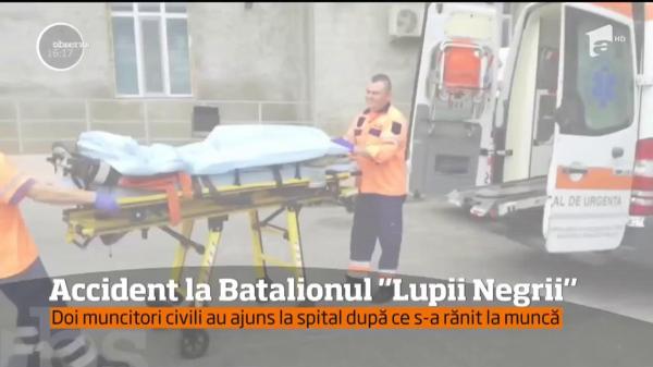 Accident de muncă la sediul Batalionului 151 Infanterie "Lupii Negrii" din Iaşi! Doi muncitori au ajuns la spital