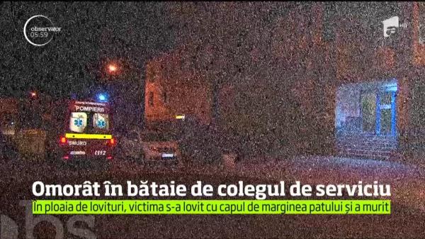 Crimă teribilă în Piteşti! Un bărbat a fost UCIS ÎN BĂTAIE de către colegul de serviciu