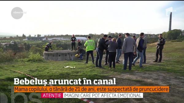 Descoperire MACABRĂ în Botoşani! Trupul unui bebeluş de doar 2 săptămâni a fost găsit într-un canal!