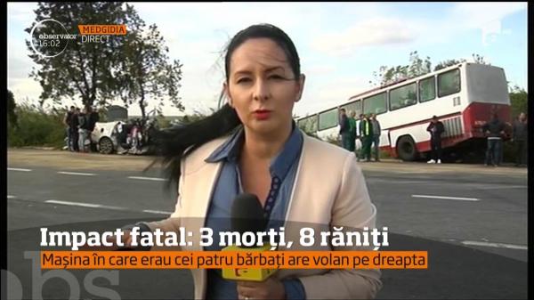 Impact fatal pe o șosea din judeţul Constanţa, soldat cu TREI MORŢI şi opt răniţi!