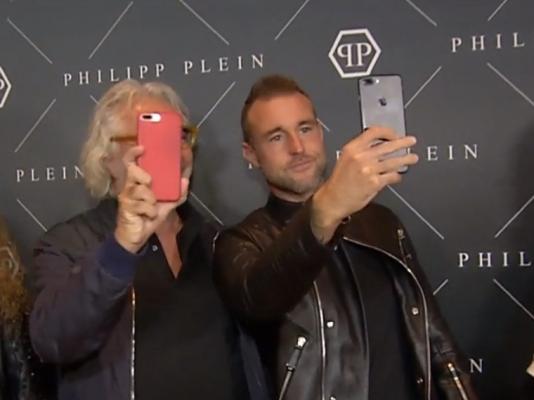 Designerul german Philipp Plein şi celebrul om de afaceri Flavio Briatore și-au inaugurat primele magazine din România