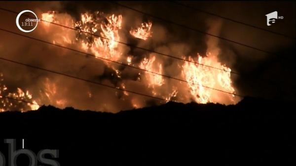 Incendiul masiv de la groapa de gunoi de lângă Cluj nu a fost stins. Au trecut 21 de ore de la primele flăcări