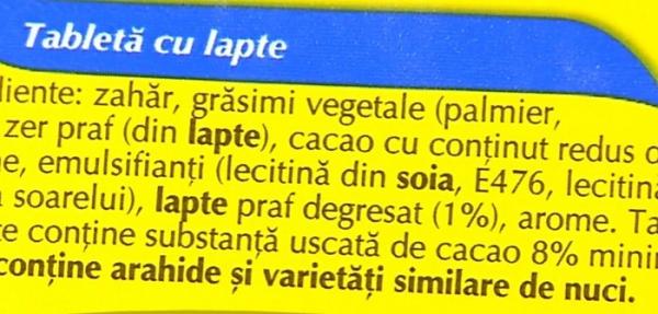 Jumătate dintre tabletele de ciocolată de pe piaţă nu respectă standardele legale, mai ales când e vorba de cantitatea de lapte