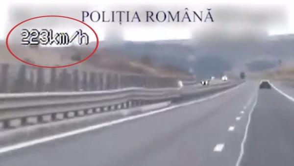 În România, autostrăzile sunt piste de curse. Pe A3, Turda-Borş, radarul poliţiei a înregistrat o viteză halucinantă