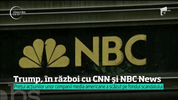 Donald Trump, în război cu CNN și NBC News. Preşedintele SUA ameninţă cu retragerea licenţelor de emisie (VIDEO)