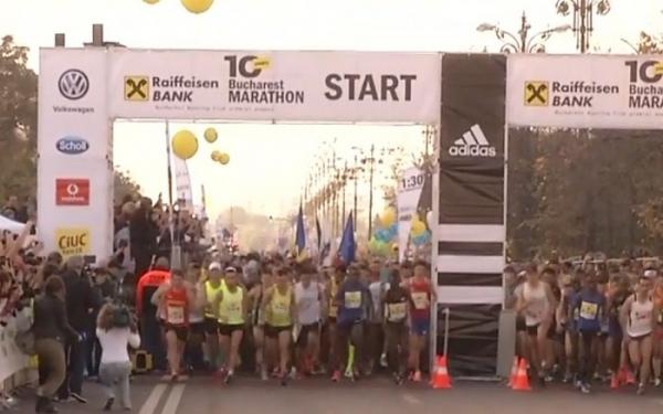 Cel mai mare maraton din România. 16 mii de oameni au alergat la maratonul internaţional Bucureşti