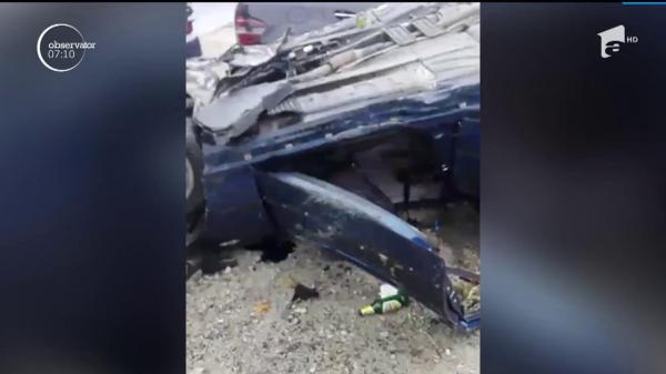 Coincidenţă stranie în Galaţi. Şapte răniţi, în două accidente care au avut loc aproape simultan, la câţiva kilometri distanţă unul de altul (VIDEO)