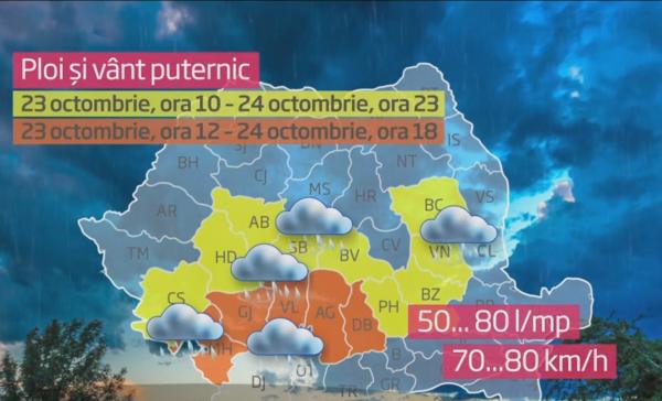 Val de aer polar peste România. Temperaturile scad dramatic în toată țara