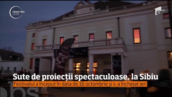 Sute de proiecții spectaculoase, la Sibiu! Au venit oameni din toate colţurile lumii