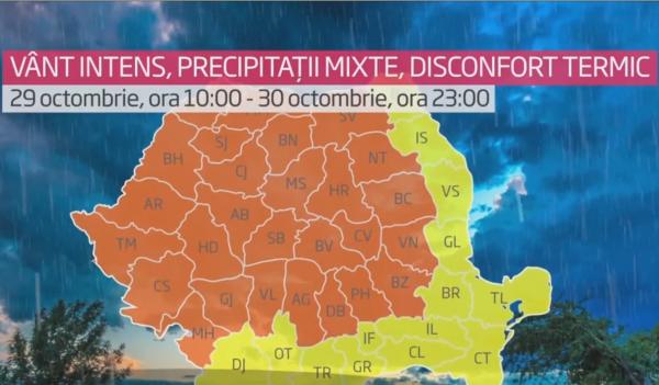 Ninsori, viscol și temperaturi scăzute în România. Vremea s-a schimbat dramatic