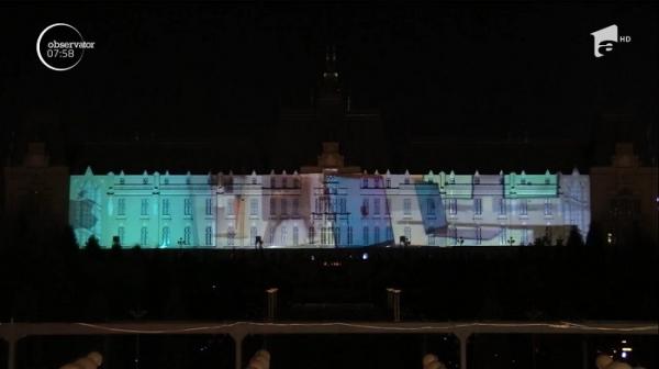 Spectacol uluitor de lumini la LightUp Festival, în Iaşi
