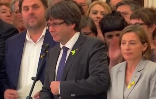 Liderii separatişti care au susţinut independenţa Cataloniei vor fi judecaţi pentru rebeliune. Puigdemont ar fi fugit deja din Spania