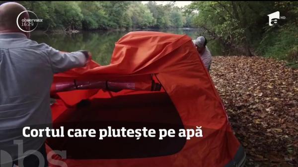 Un american a inventat un cortul care plutește