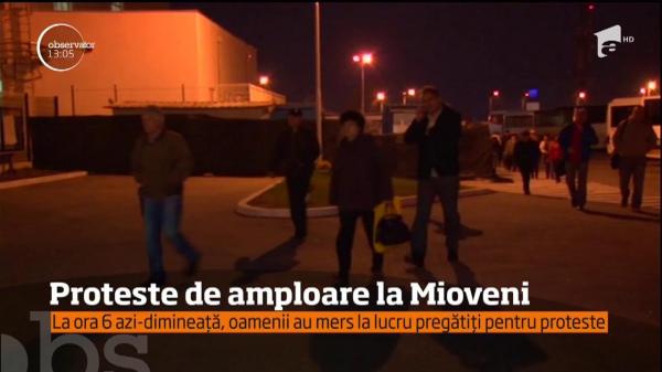 Sunt proteste de amploare la Mioveni!
