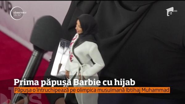 Americanii au lansat prima păpuşă Barbie cu hijab!