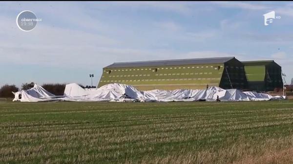 Cea mai mare aeronavă din lume s-a prăbuşit în Marea Britanie