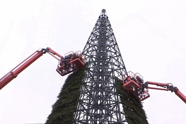 Febra Sărbătorilor de iarnă a început. Cel mai mare brad din Capitală va avea 6.000 de globuri