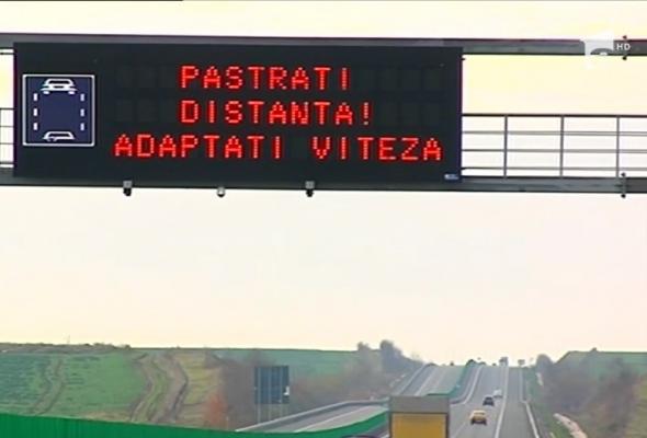 Avertizări meteo pe Autostrada Soarelui, la un an de la un tragic carambol. Senzorii de vreme vor da informaţii şoferilor în timp real