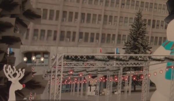 Primăria Ploieşti a plătit 37.000 de lei pentru câteva poze cu efect 3D şi nişte boxe montate pe stâlpi, decoraţiunile oraşului pentru Sărăbătorile de iarnă