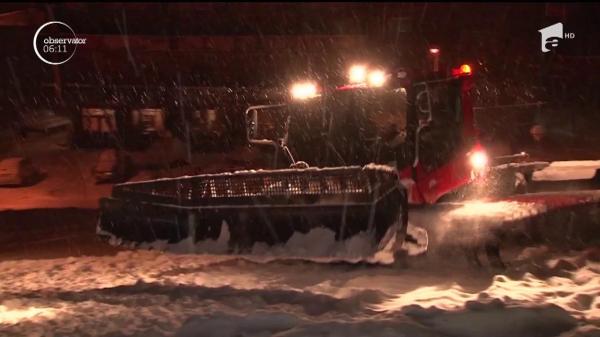 O zi până la minivacanţa de 1 Decembrie. Pregătiţi-vă schiurile, zăpada atinge şi 45 de centrimetri pe Valea Prahovei