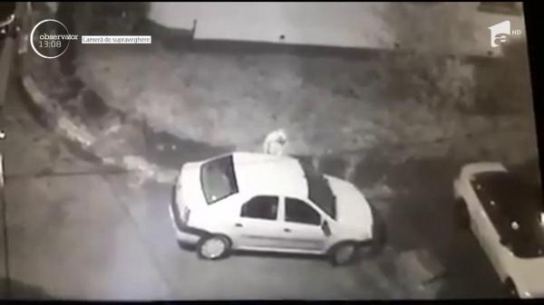 Maşină spartă de hoţi, la Năvodari! Indivizii mascaţi au fost surprinşi când goleau autoturismul (VIDEO)