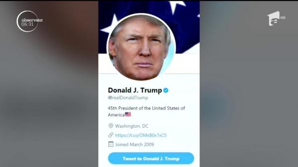 Donald Trump stârneşte furtună pe Twitter! Preşedintele SUA a promovat un mesaj considerat rasist