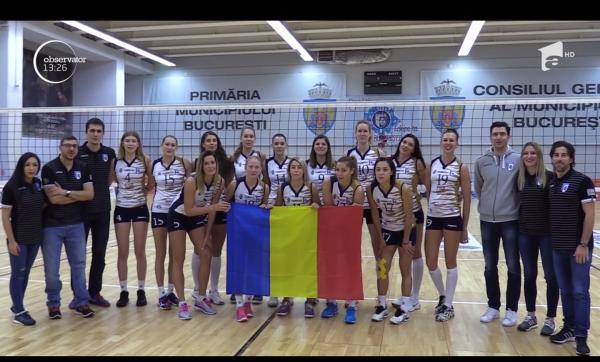 Cele mai bune voleibaliste din României se antrenează serios pentru Ziua Naţională! (Video)