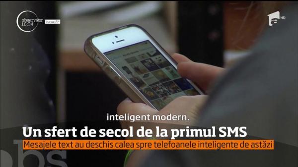 Un sfert de secol de la primul SMS! Află ce scria în primul mesaj text trimis