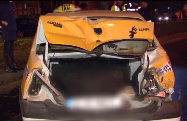 Un jandarm băut la volanul unui camion MAI a distrus 6 maşini şi a băgat două femei în spital