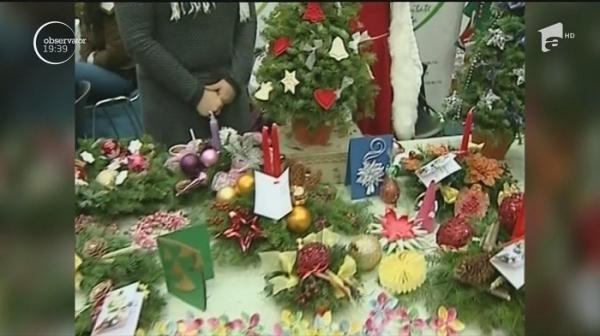Moș Crăciun vine la standul Fundaţiei Mereu Aproape de la Romexpo