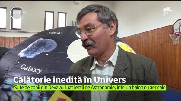 Călătorie inedită în Univers pentru copiii Colegiului Naţional Decebal din Deva