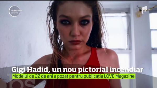Gigi Hadid, pictorial incendiar de Crăciun. Modelul şi-a arătat chiar şi părul de la subraţ! (Video)