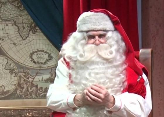 Mesaj special transmis de Moş Crăciun, din casa sa din Laponia