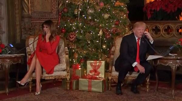 Familia Trump, la telefon în aşteptarea Moşului! Copiii din SUA le-au spus ce-şi doresc de Crăciun (Video)