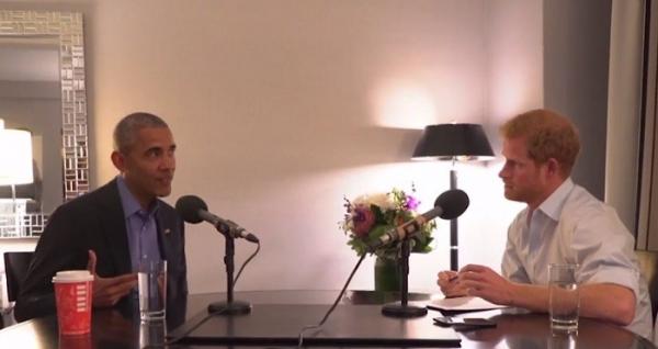Prințul Harry și Barack Obama, un interviu viral