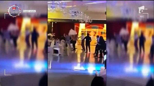 Bătaia cu scaune de la hotelul de lux din Vâlcea a pornit de la un petrecăreţ, furios că DJ-ul nu-i pune manele